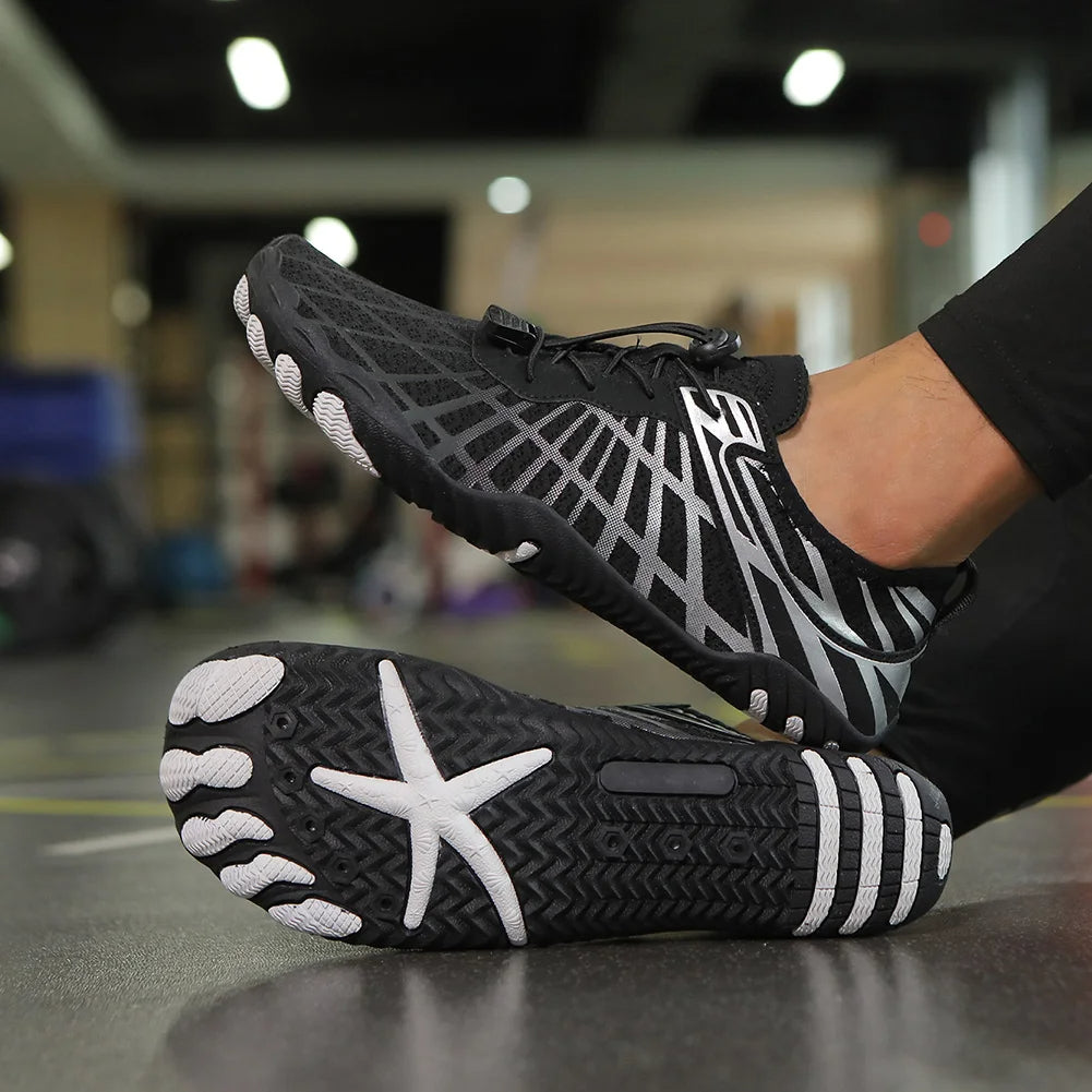 Aquaschoenen Waterschoenen Mesh Sneldrogend Anti-Slip Zwemmen Strand Surfen Watersport Unisex Zomer Vakantie | Sulvida