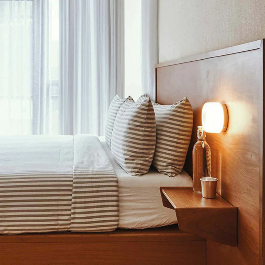 Scandinavische wandverlichting glazen bol woonkamer slaapkamer hal modern warm licht wandlamp design | Sulvida
