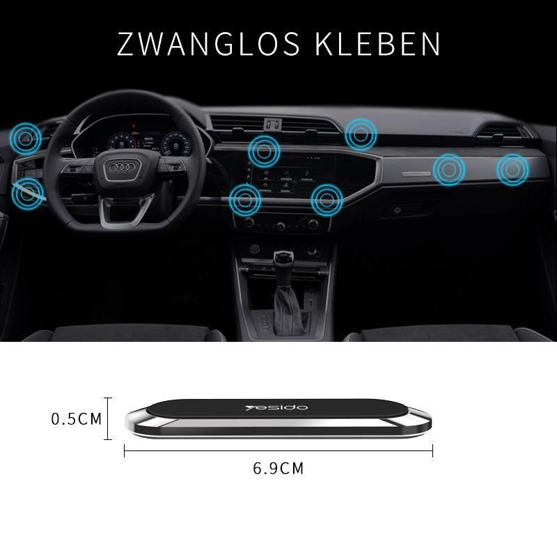 Magnetische Telefoonhouder Dashboard Auto Zelfklevend 360° Draaibaar Universeel Nanopad Compact Sterk | Sulvida
