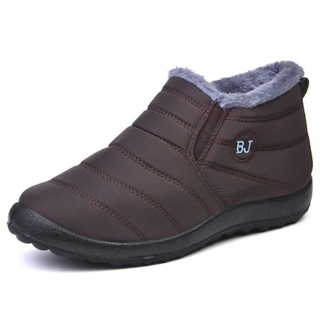 Waterdichte Dameslaarzen Winter Warm Gevoerd Platte Zool Comfortabel Wandelen Sneeuw Regen Outdoor Dames | Sulvida