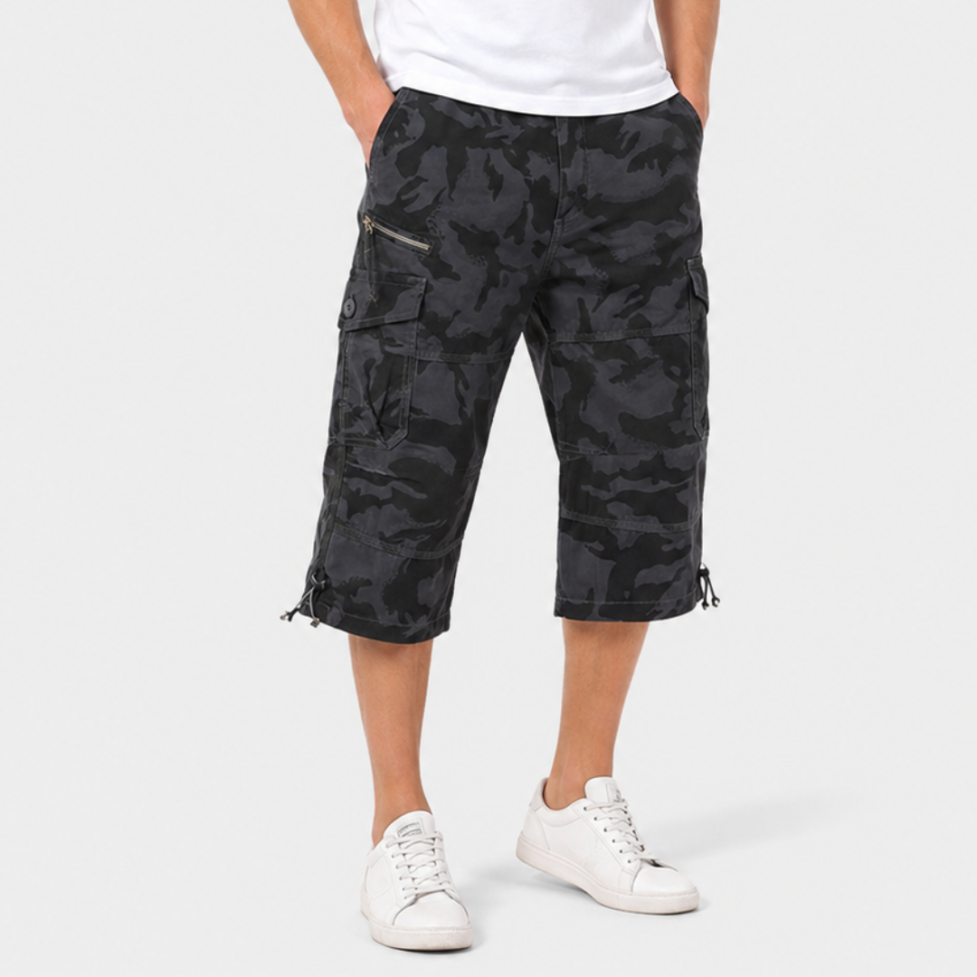 Outdoor Cargo Hiking Shorts Heren Knielengte Quick-Dry Meerdere Zakken Trail Kamperen Wandelen Zomer | Sulvida