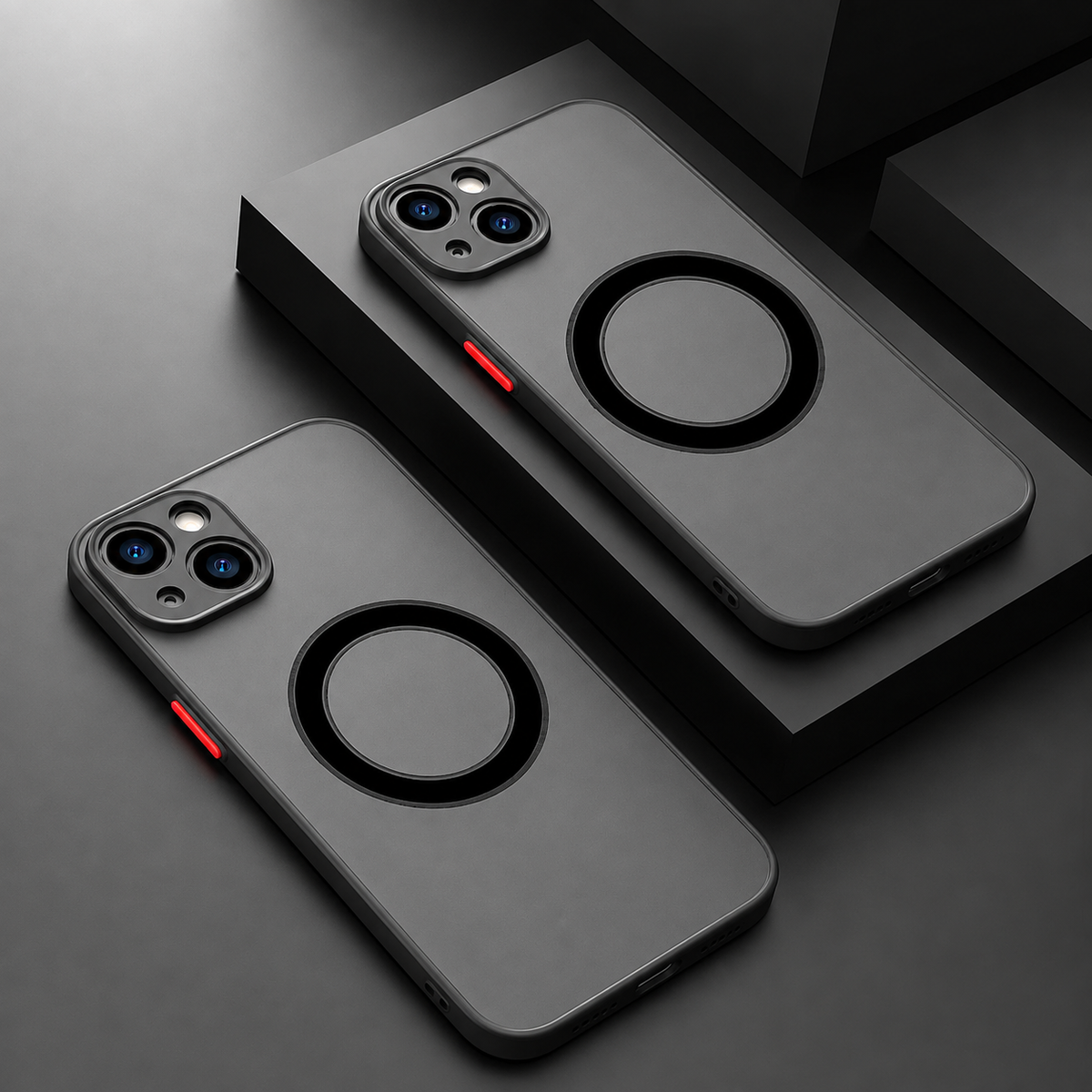 MagSafe Telefoonhoesje met Schokabsorptie voor iPhone – Stijlvol Beschermhoesje met Draadloos Opladen en Valbeveiliging | Sulvida