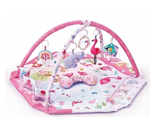 8-in-1 Baby Speelmat met Zintuiglijke Stimulatie – Zachte Ontwikkelingsmat met Verwijderbare Speeltjes voor Baby's vanaf 0 Maanden | Multifunctioneel Speelkleed met Spiegel en Rammelaar | Sulvida