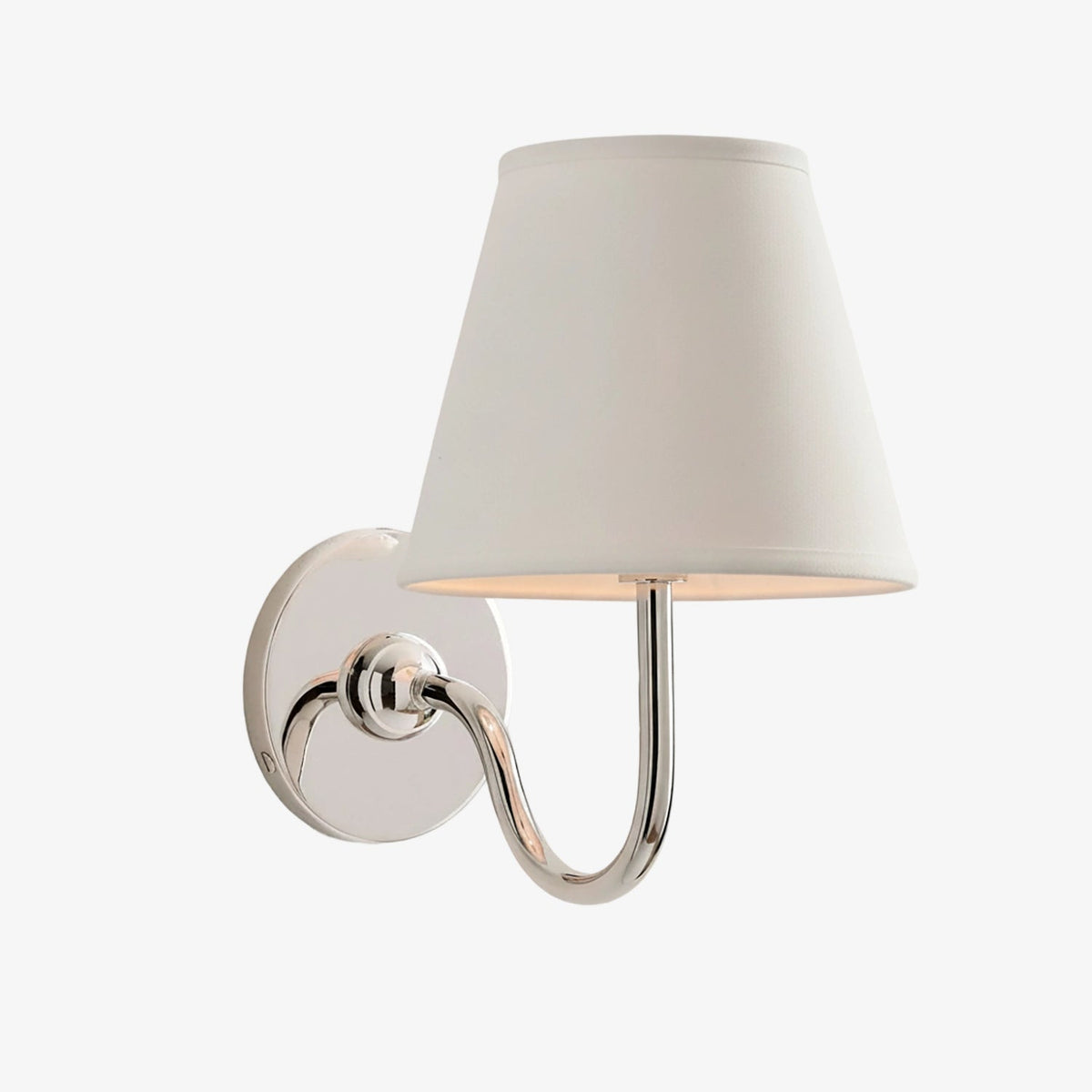 Wandlamp Linnen Kap Messing Armatuur Plissé of Glad Stof E12 Fitting Hardwired Decoratieve Verlichting | Sulvida