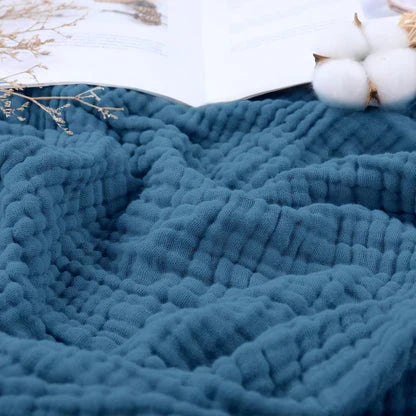 Gazen Katoenen Deken Dubbellaags Luchtig Ademend Zacht Licht Zomerdeken Mousseline Sprei King Queen Size | Sulvida