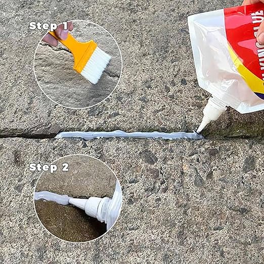 Betonreparatiepasta 100g Grijs Waterdicht Flexibel Professioneel voor Oprit Terras Wandelpad en Betonherstel | Sulvida