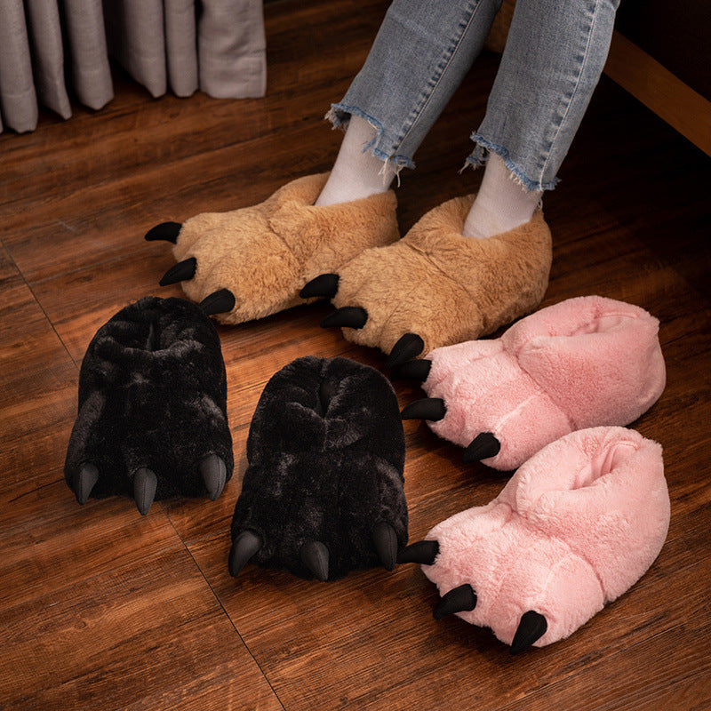 Berenpoot Sloffen Pluche Huisslippers Warm Comfortabel Antislip Unisex Pantoffels voor Binnen Herfst Winter | Sulvida