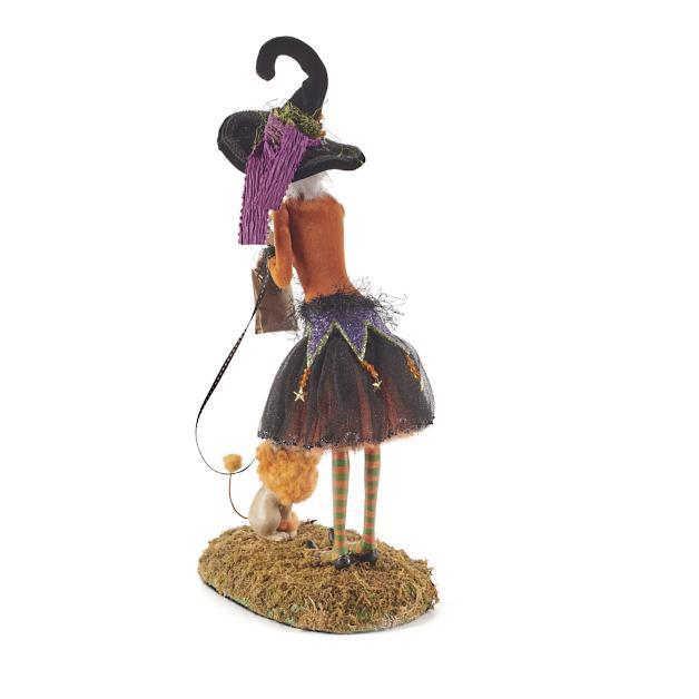 Halloween-Heksenfiguur Handgemaakt uit Hars Kleurrijke Decoratie voor Binnen en Buiten Seizoen 4 Karakters | Sulvida