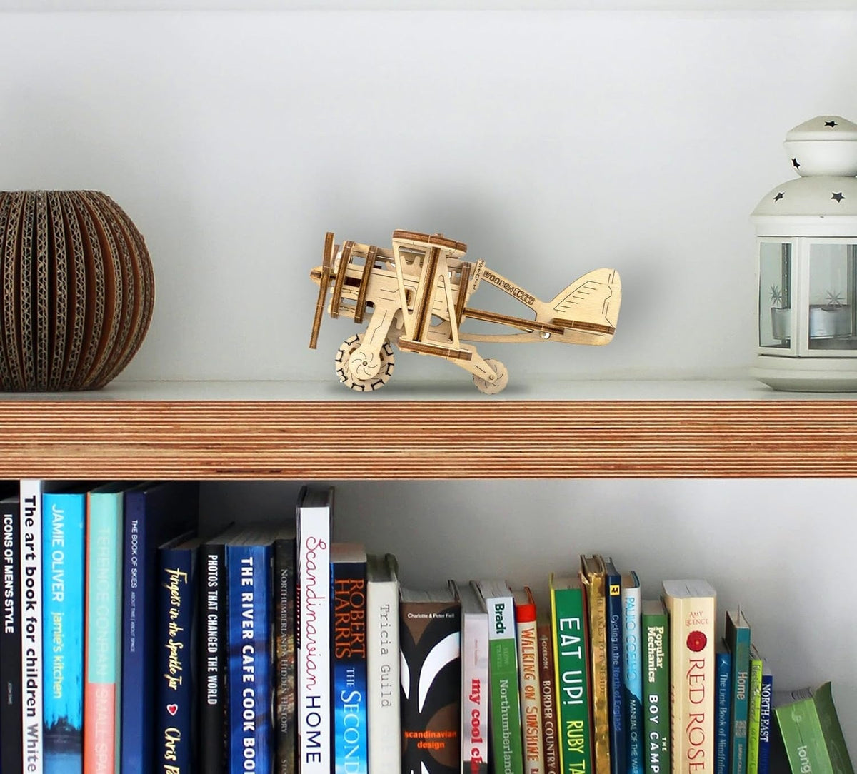 3D Houten Vliegtuig Bouwpakket Mechanisch Model Puzzel Cadeau Decoratie Volwassenen DIY Zelfbouw Creatief | Sulvida