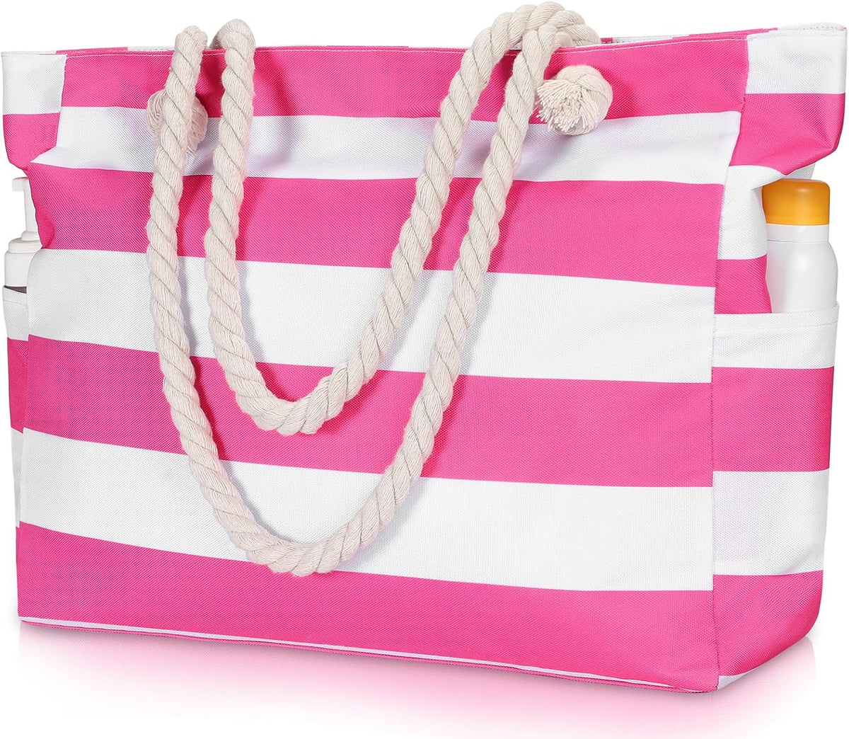Strandtas Groot Waterdicht met Rits Zandbestendig Reisschoudertas Beach Shopper Vrouwen Zwembad Vakantie | Sulvida
