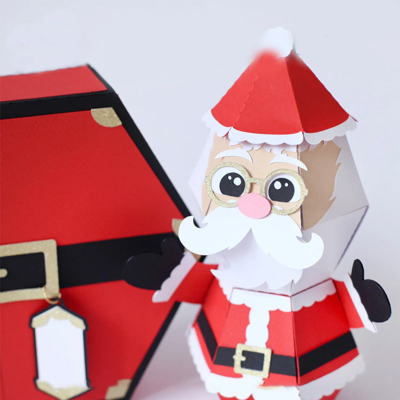 3D Kerstman Pop-up Verrassing Kaart Grappige Prank Box Kerstmis Verrassingsdoos Cadeau Grap Artikel Humor | Sulvida