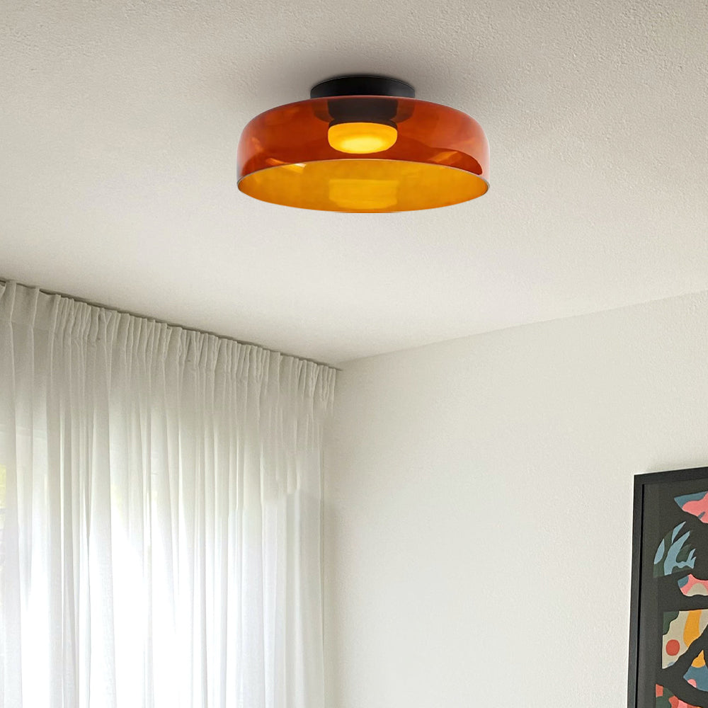 Glazen Plafondlamp Gelaagd Design Meerdere Formaten Warm Wit LED Licht Eetkamer Woonkamer Keuken Slaapkamer | Sulvida