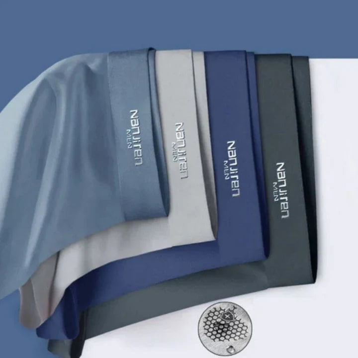 4-Pack Ademende Herenboxers Vochtafvoerend Comfort Stretch Onderbroek Dagelijks Gebruik Multipack Set | Sulvida