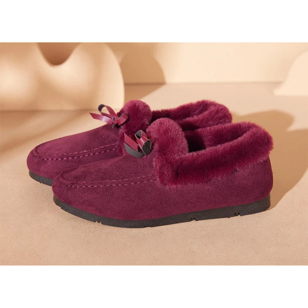 Chaussons d’hiver pour femme en peluche Antidérapants Doux Chauds Chaussons d’intérieur pour l’automne et l’hiver Confort à la maison Pantoufles | Sulvida