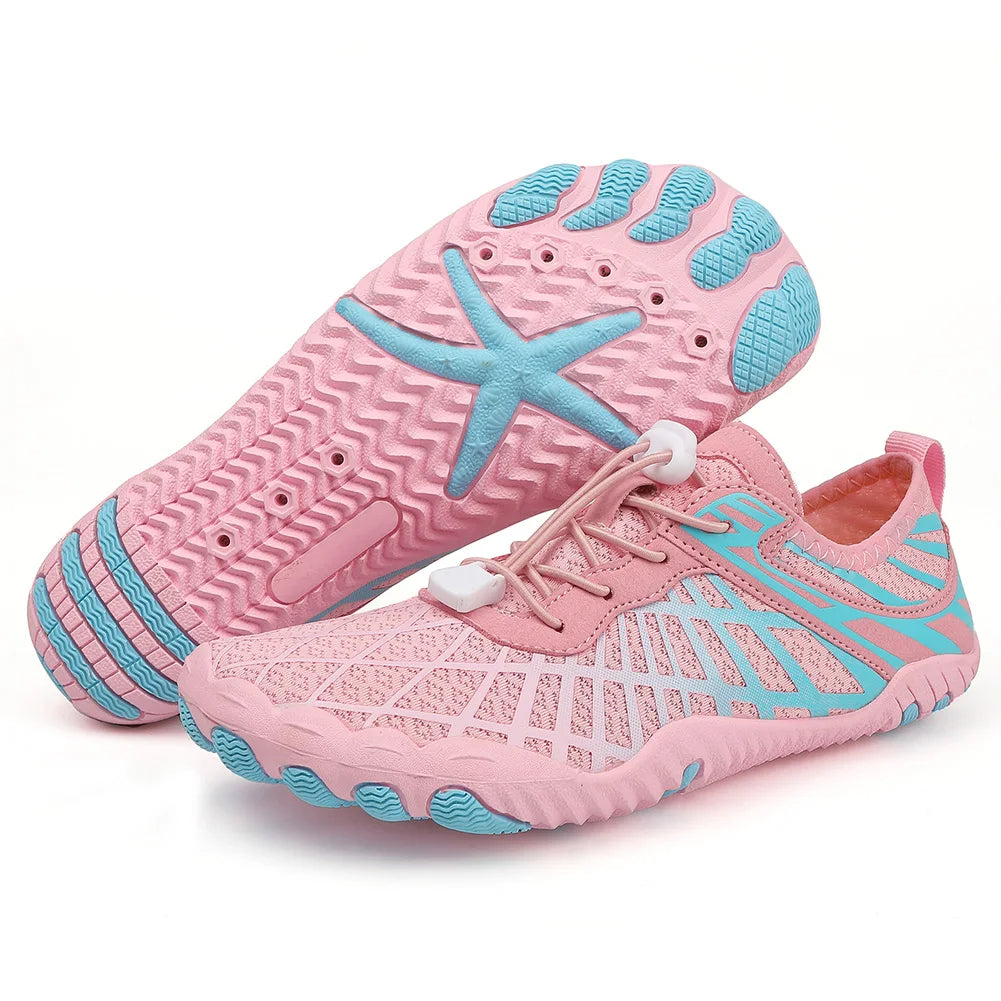 Aquaschoenen Waterschoenen Mesh Sneldrogend Anti-Slip Zwemmen Strand Surfen Watersport Unisex Zomer Vakantie | Sulvida