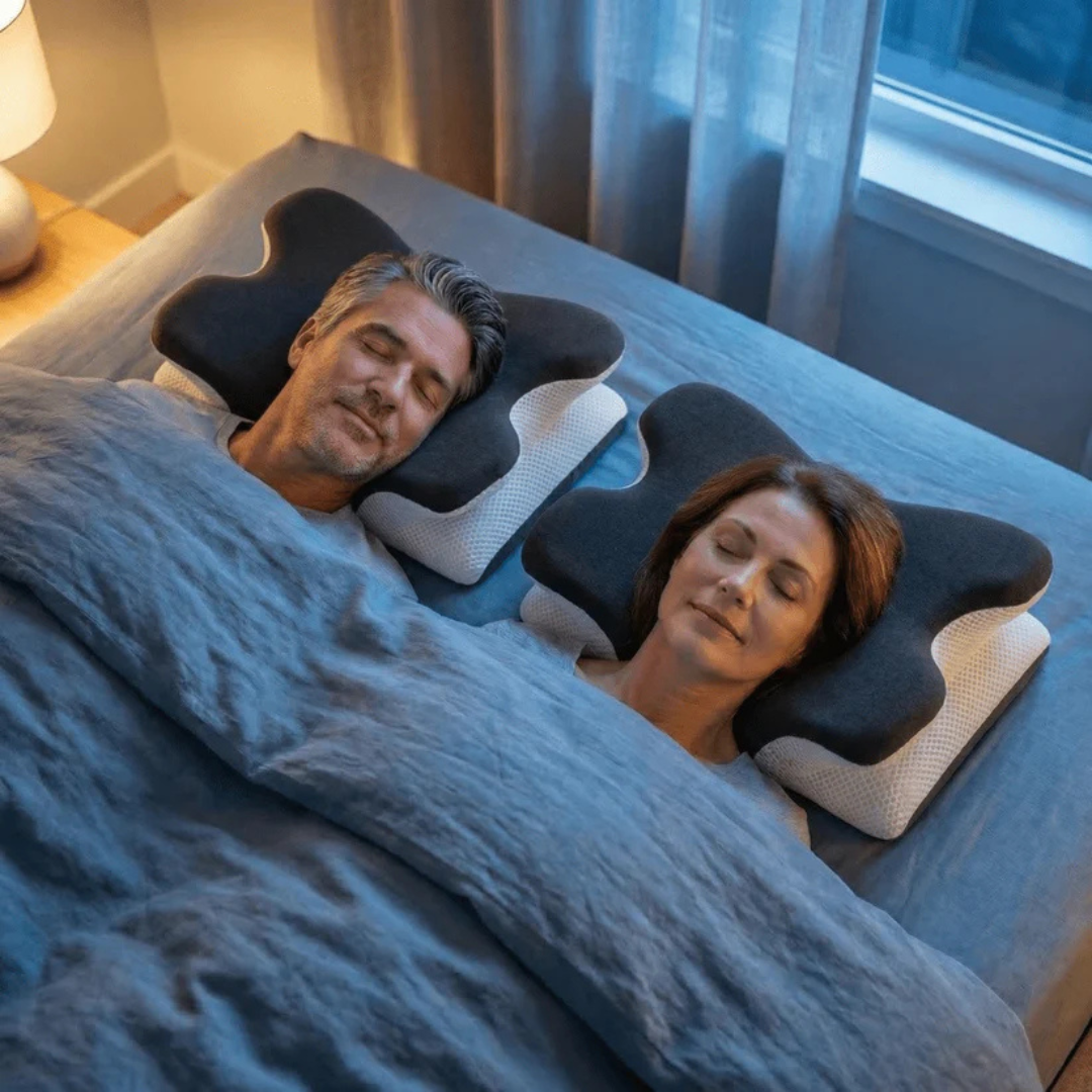 Verstelbaar Neksteunkussen Memory Foam Ergonomisch Hoofdkussen voor Optimaal Slaapcomfort en Nekondersteuning | Sulvida