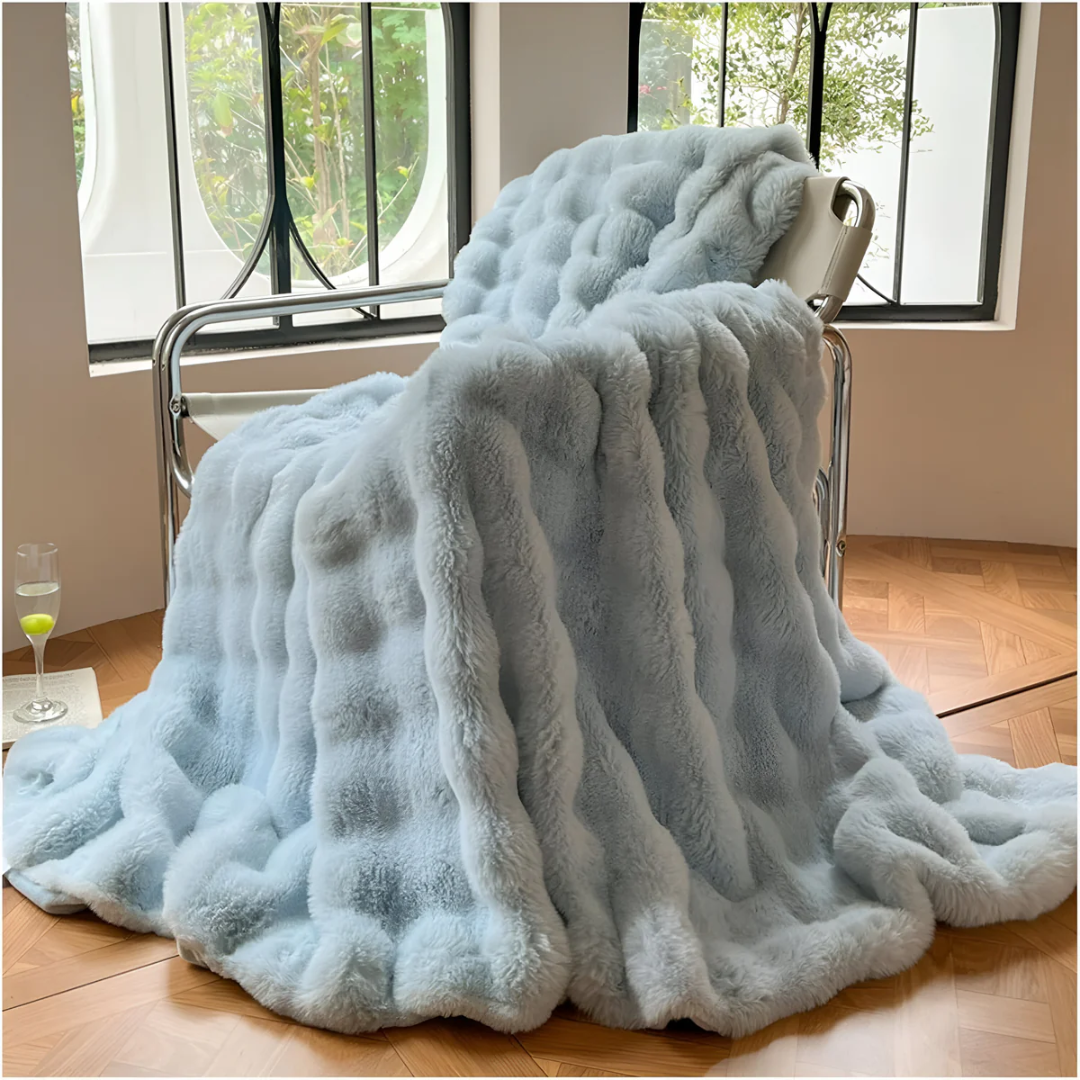 Zachte Fleeceplaid Polyester Bank Bed Reis Warmte Comfort Modern Design Herfst Winter Deken Woonkamer | Sulvida