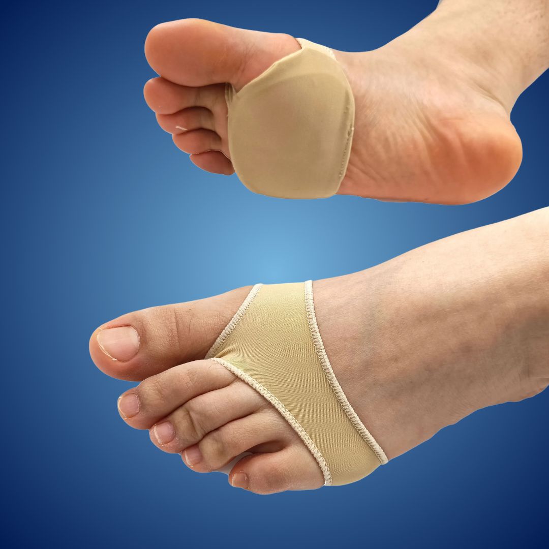 Metatarsale Gelsteun voor Morton's Neuroma en Metatarsalgie | Voetpijnverlichting | Drukverdelende Gelkussens | Sulvida
