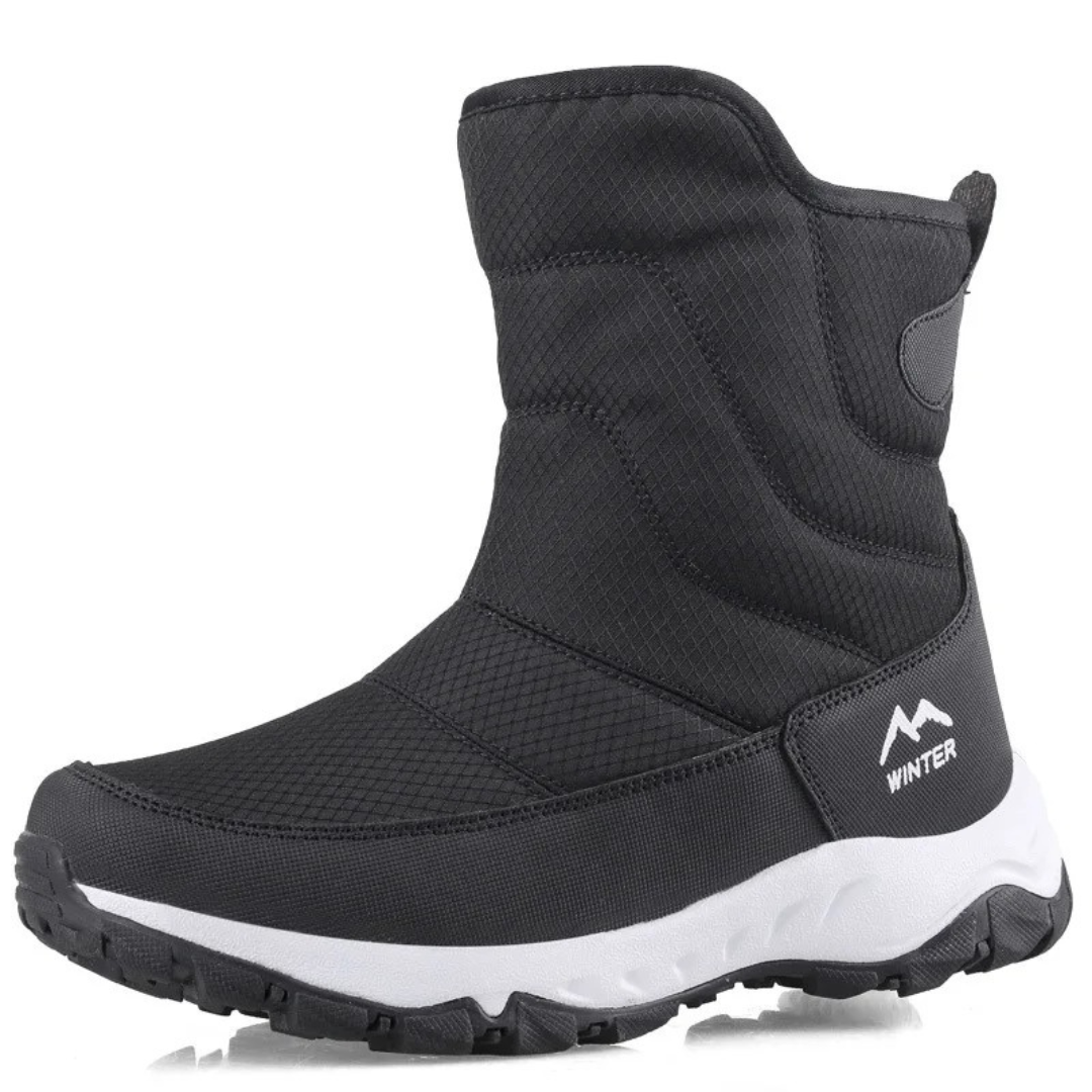 Waterdichte dames winterlaarzen met antislip zool warme voering sneeuw winterwandelen outdoor comfort | Sulvida