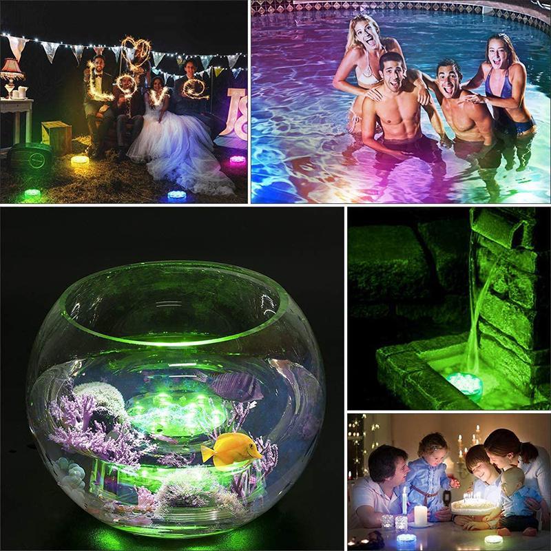 Onderwaterverlichting LED met Afstandsbediening 13 Kleuren Waterdicht Magnetisch voor Zwembad Vijver en Fontein | Sulvida