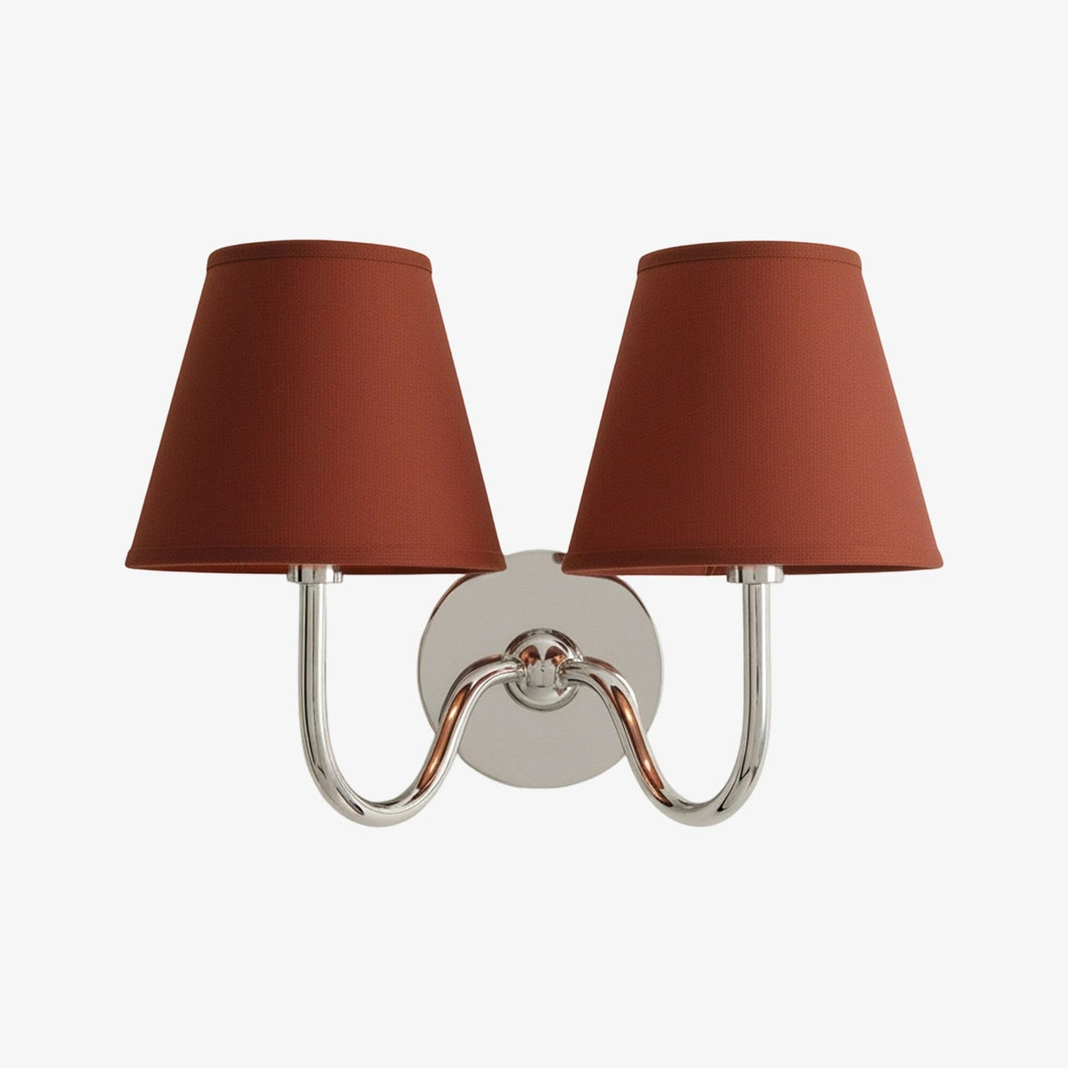 Wandlamp Linnen Kap Messing Armatuur Plissé of Glad Stof E12 Fitting Hardwired Decoratieve Verlichting | Sulvida
