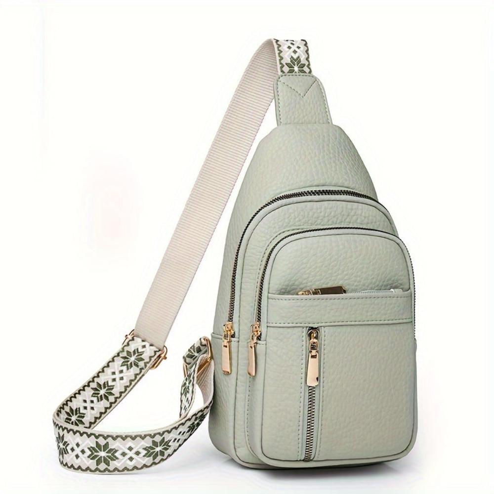 Vintage Crossbody Heuptas Leer Bruin Khaki Zwart Multifunctioneel voor Leisure Sport Reizen Organizer | Sulvida