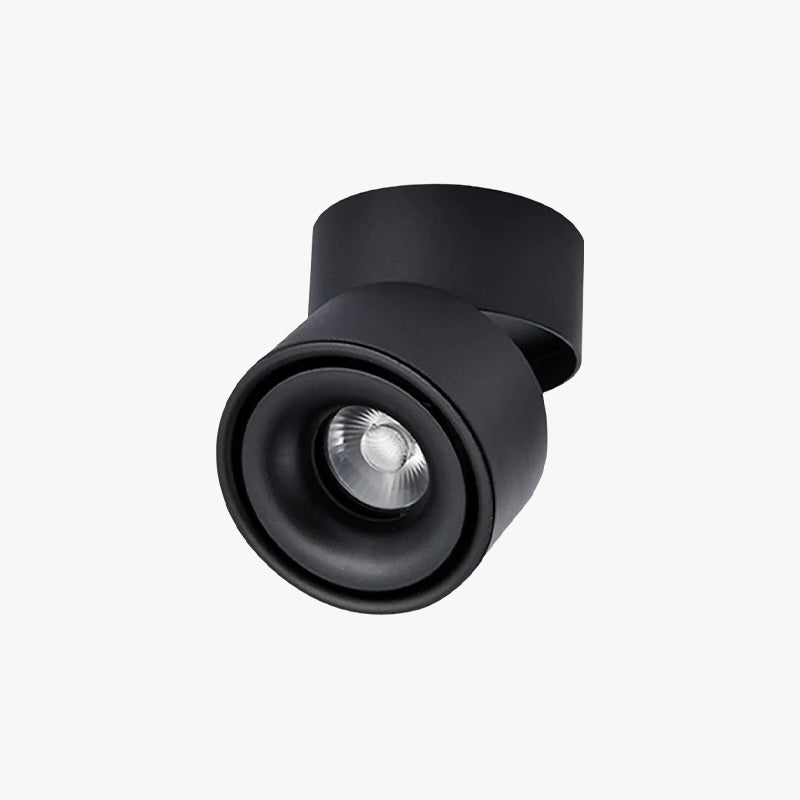 Ronde LED Inbouwspot Metaal Zwart Wit Plafondspot Moderne Verlichting Woonkamer Hal Slaapkamer Keuken | Sulvida