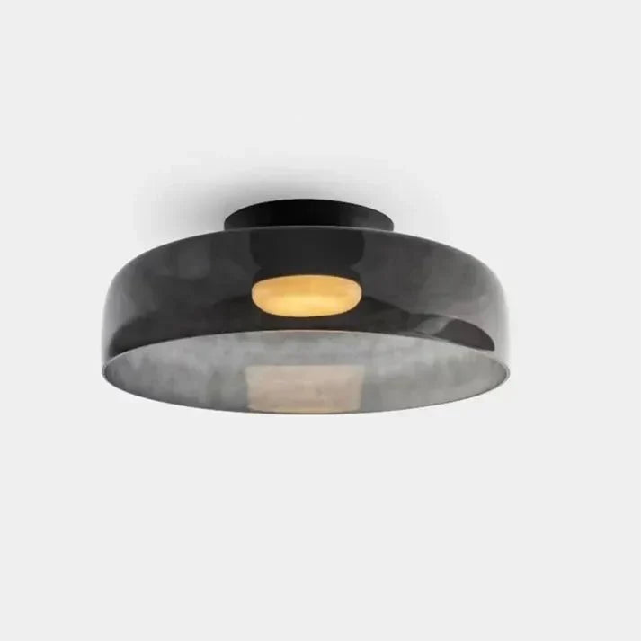 Glazen plafondlamp met driekleurige LED-verlichting voor woonkamer eetkamer slaapkamer modern design | Sulvida