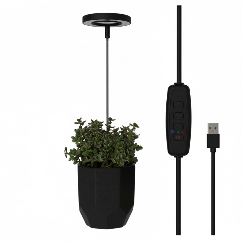 Groeilamp met Verstelbaar Statief voor Kamerplanten LED Volledig Spectrum 20-65cm Indoor Plantengroei | Sulvida