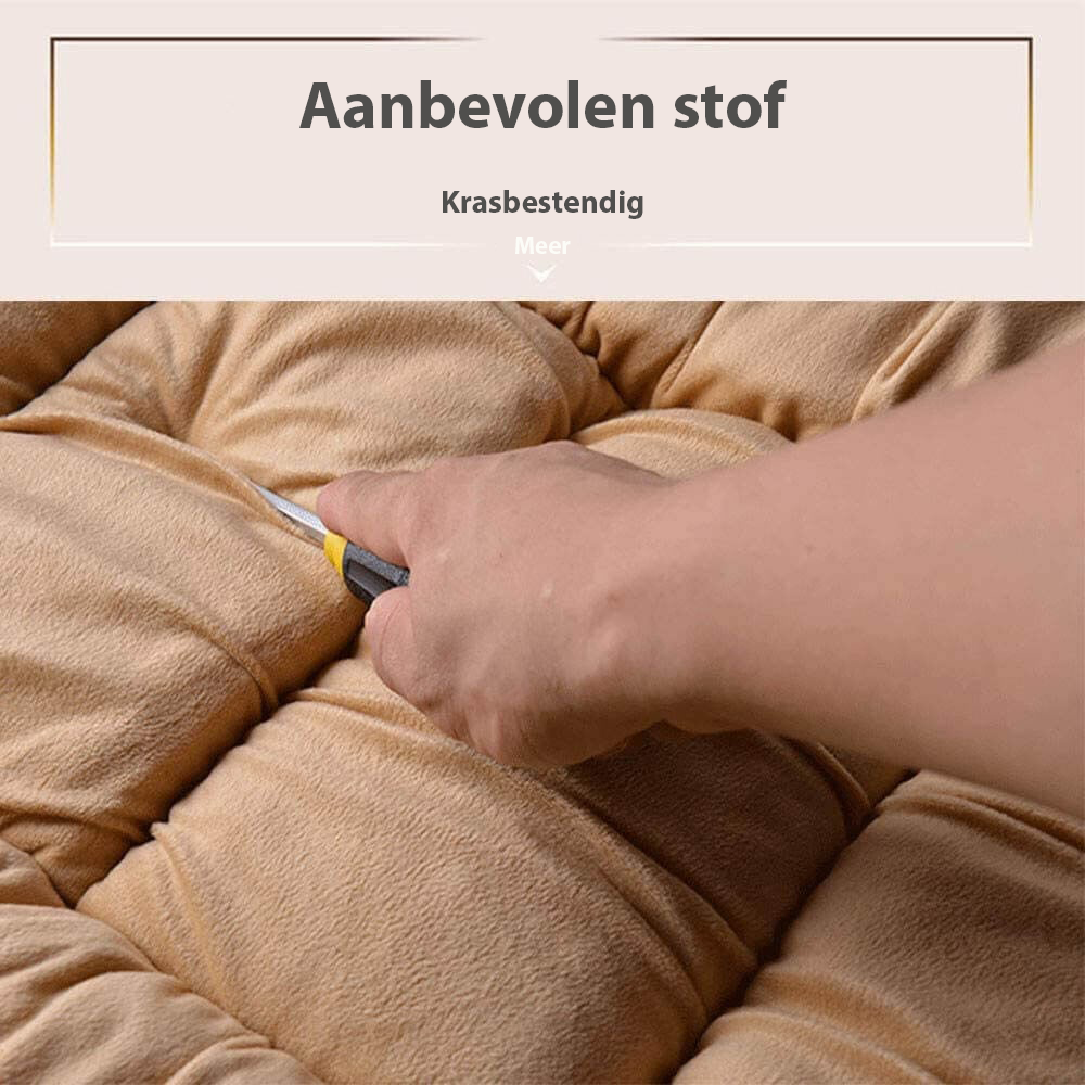 Autostoelkussen Met Korte Pluche Vulling – Zachte Stoelbekleding Voor Comfortabel Autorijden | Sulvida