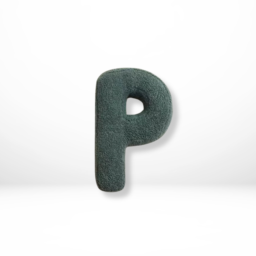 Letter Sierkussen met Fluweel Zachte Stof voor Bank & Bed Persoonlijke Decoratie Cadeau Woonkamer Slaapkamer | Sulvida
