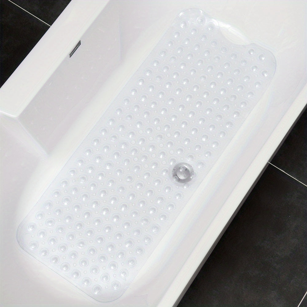 Badmat Antislip Extra Lang 101×40 cm met Zuignappen voor Bad en Douche Veilig Hygiënisch Badkameraccessoire | Sulvida