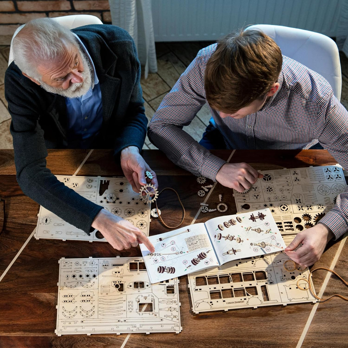 3D Houten Vliegtuig Bouwpakket Mechanisch Model Puzzel Cadeau Decoratie Volwassenen DIY Zelfbouw Creatief | Sulvida