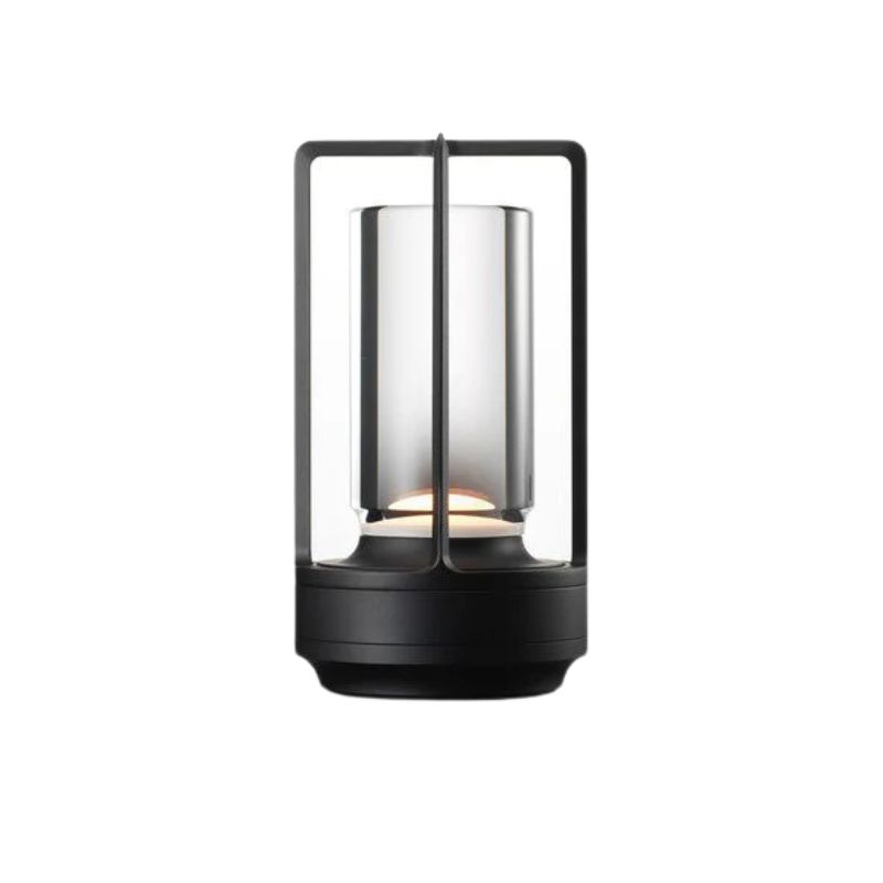 Draadloze tafellamp met kristalglas dimbaar touch oplaadbaar sfeerverlichting interieur batterij LED | Sulvida