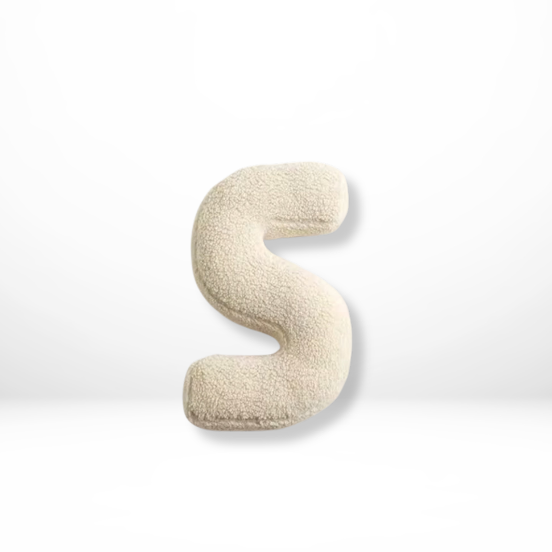 Letter Sierkussen met Fluweel Zachte Stof voor Bank & Bed Persoonlijke Decoratie Cadeau Woonkamer Slaapkamer | Sulvida