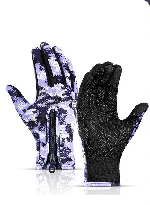 Thermische Handschoenen Touchscreen Winter Sporthandschoenen Winddicht Warm Fleece Fietsen Hardlopen | Sulvida