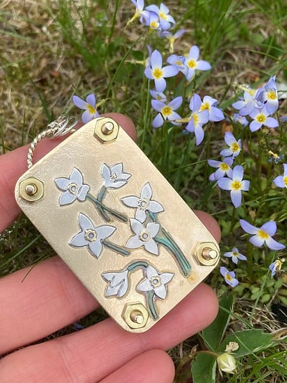 Petite presse à fleurs de poche faite à la main, herbier botanique souvenir pour sécher des fleurs sauvages, cadeau créatif | Sulvida