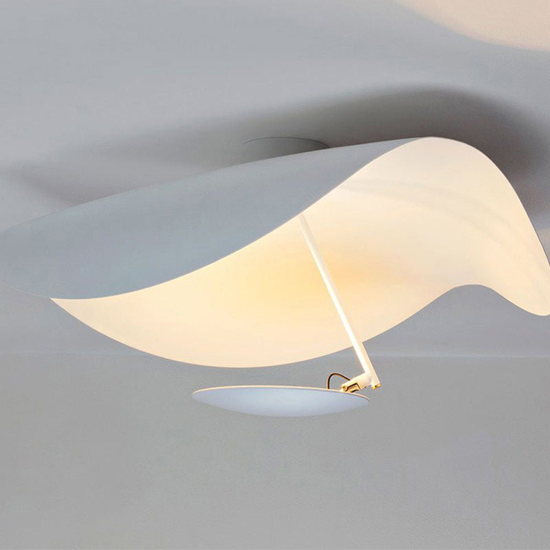 Hanglamp Metaal met Goudfolie 3 Kleuropties Warm Licht Verstelbaar Snoer Dimbaar Eetkamer Woonkamer Design | Sulvida