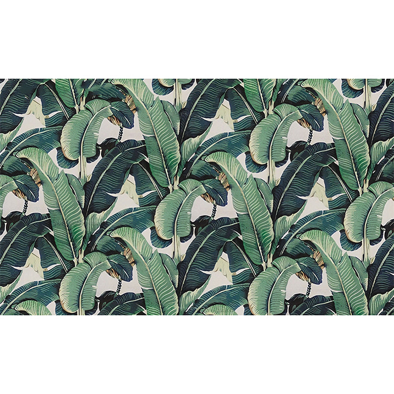 Wanddecoratie Tropisch Bananenbladeren Groen Non-Woven Behang Op Maat Minimalistisch Botanisch Interieur | Sulvida