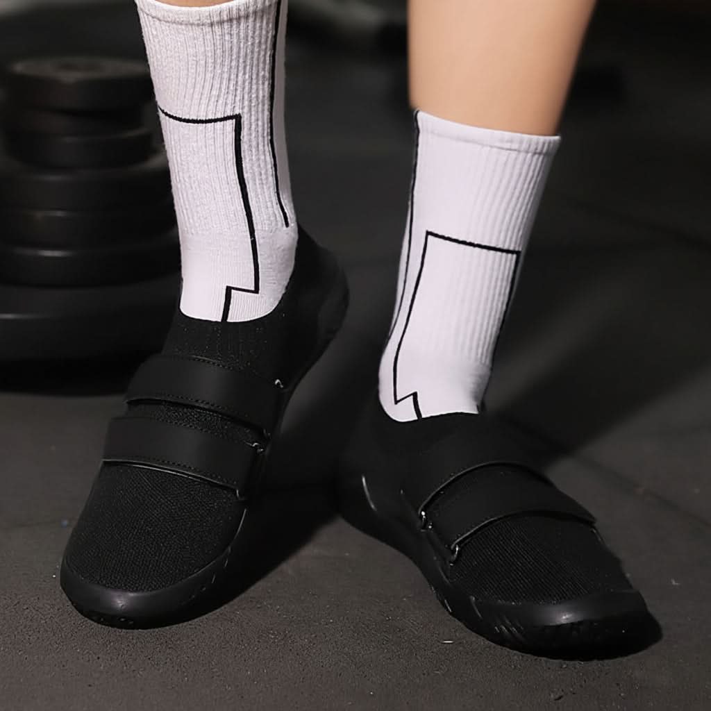 Chaussures d’entraînement plates pour une stabilité maximale lors des squats, soulevés de terre, entraînements de force et séances de fitness en salle | Sulvida