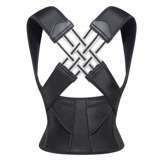 Correcteur de posture invisible, soutien dorsal pour se tenir droit, entraînement, réglable et confortable au quotidien | Sulvida