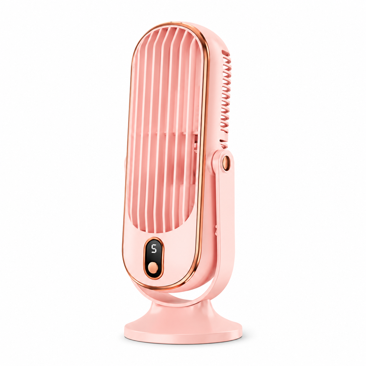 Torenventilator met dubbele motor en 720° rotatie | Compacte USB ventilator voor bureau en slaapkamer | Sulvida