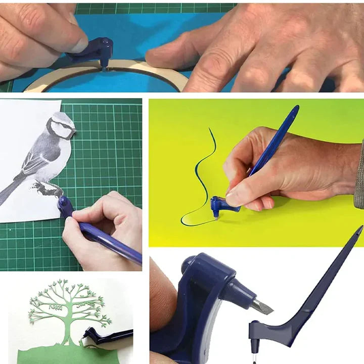 360-Graden Papiersnijder Professioneel Knutselmes Precisie Scrapbooking Knutselgereedschap Papier Snijden | Sulvida