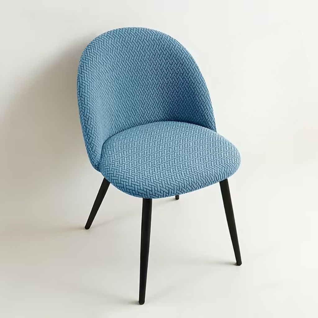 Lot de housses de chaise élastiques extensibles, modernes, unies, pour salle à manger, extensibles et protectrices | Sulvida