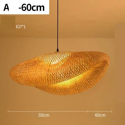 Handgeweven Rotan Hanglamp – Natuurlijke Verlichting voor een Warme Sfeer | Sulvida