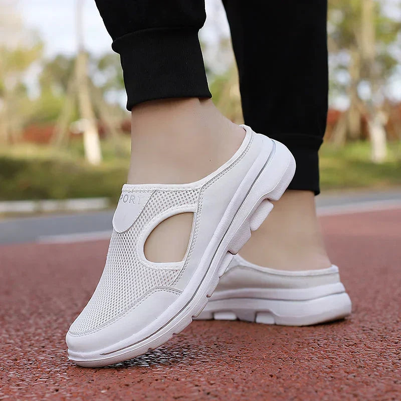 Orthopedische Instappers met Open Hiel – Ademend Mesh Comfort voor Binnen en Buiten | Sulvida