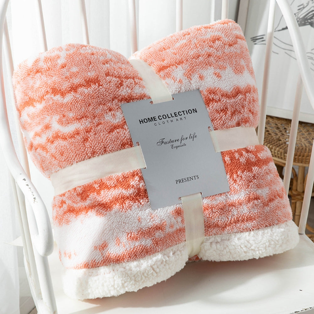 Dubbelzijdige Woonplaid Fluweel en Sherpa - Zacht & Warm Dekkleed - Decoratief Textiel voor Bed en Bank | Sulvida