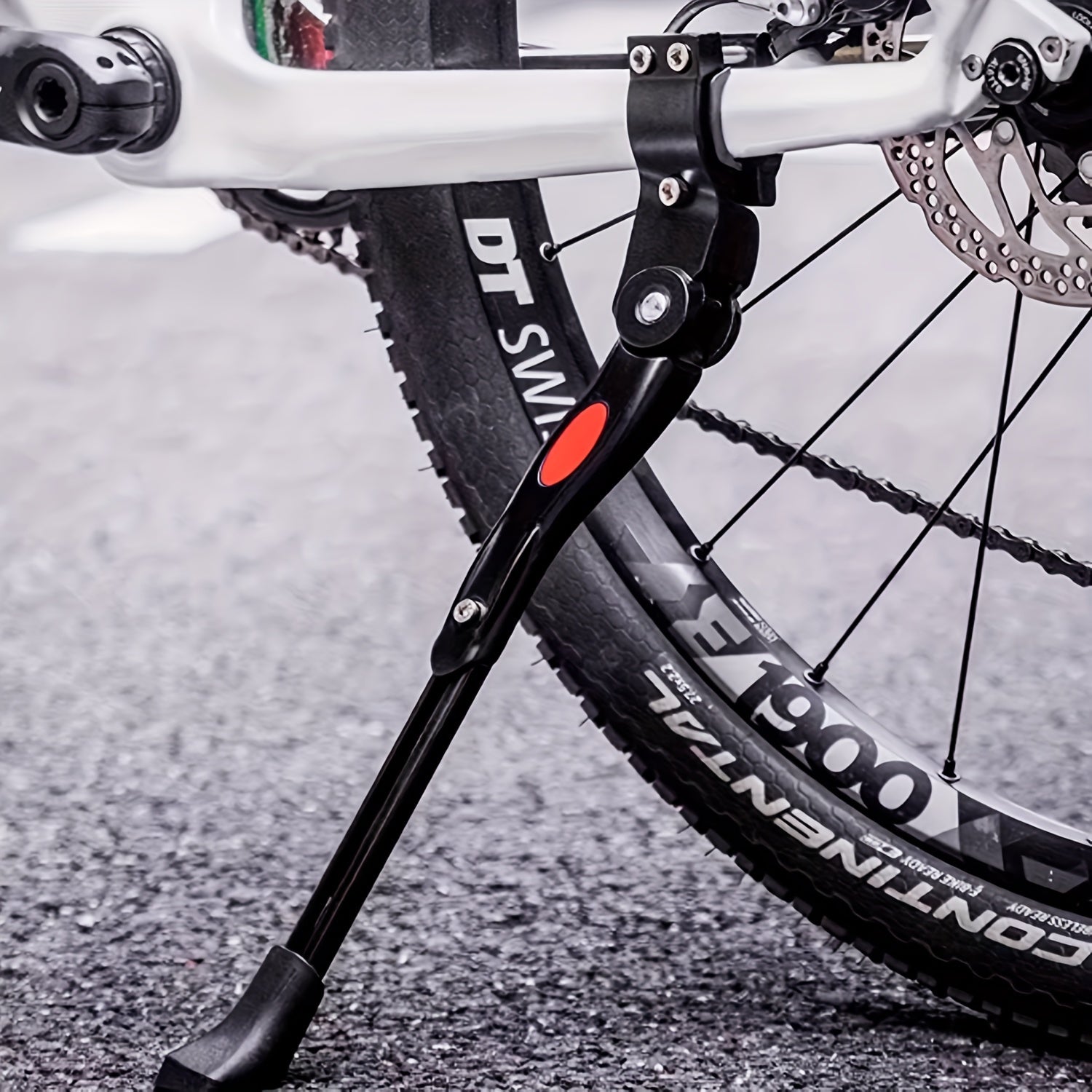 Verstelbare Fietsstandaard Aluminium Zijkickstand voor Stabiele Ondersteuning 32,7-37,8 cm Universeel voor Alle Fietstypes | Sulvida