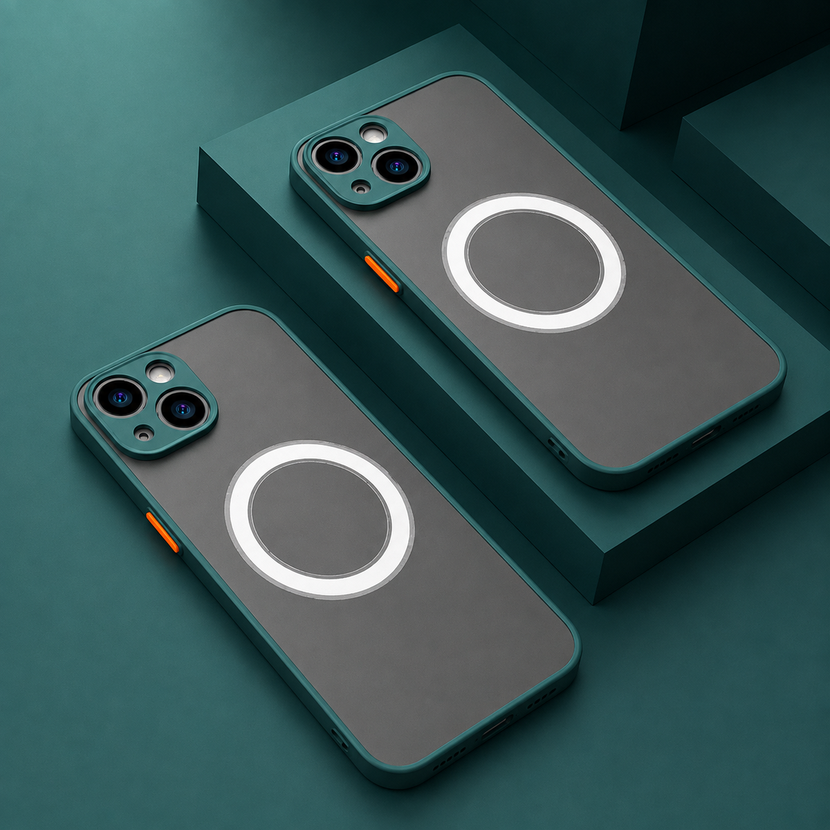 MagSafe Telefoonhoesje met Schokabsorptie voor iPhone – Stijlvol Beschermhoesje met Draadloos Opladen en Valbeveiliging | Sulvida