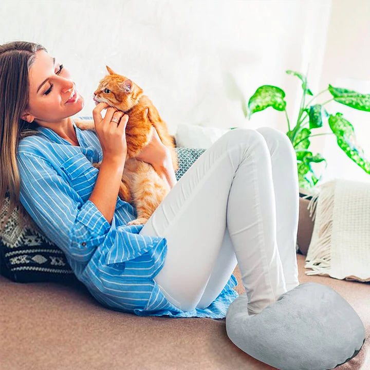 Elektrische XL Voetenwarmer Verwarmbare Pantoffels met Instelbare Temperatuur Wasbare Voering Thuiscomfort | Sulvida